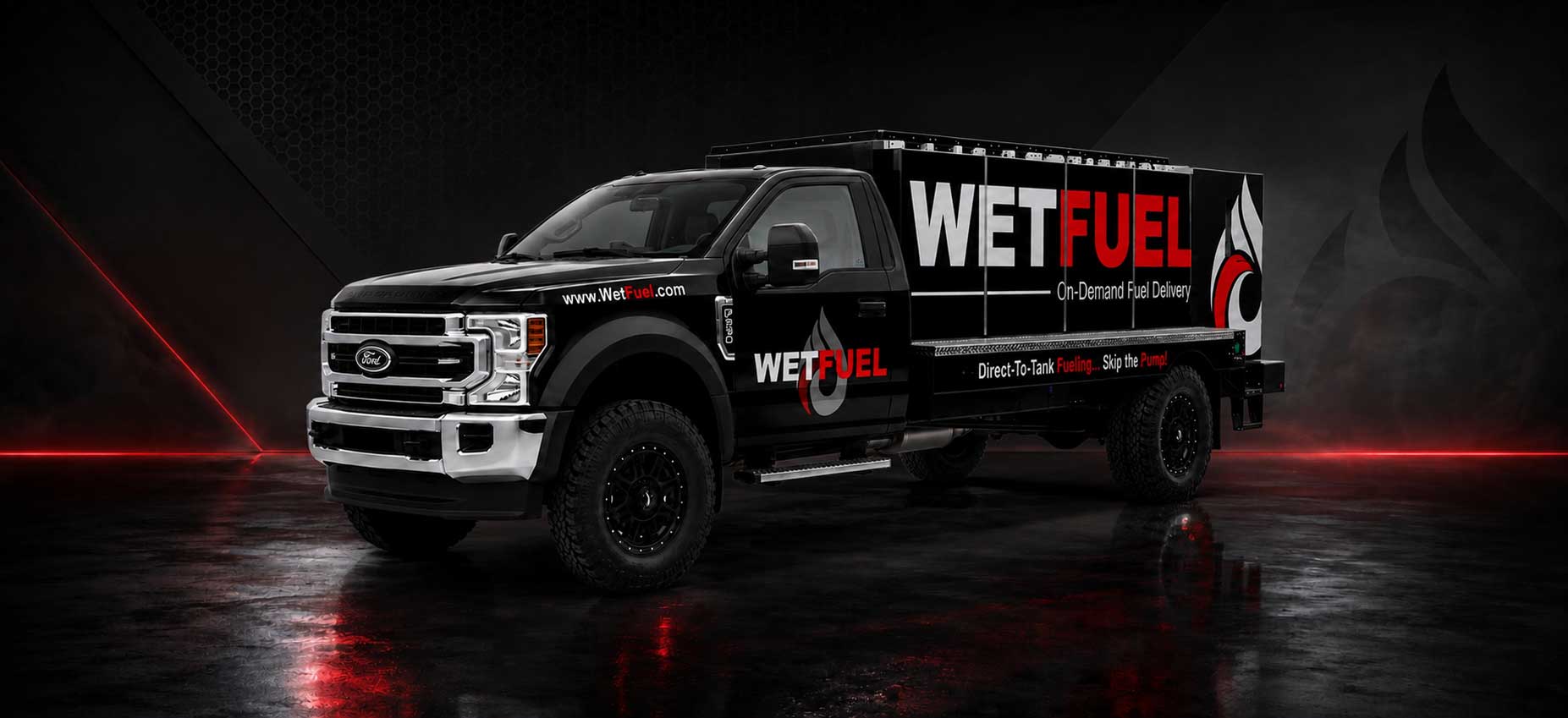 WetFuel on-demand fuel delivery truck